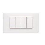 Placca Plana 4 moduli 14654.01
