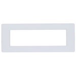 Placca Plana 7 moduli 14657.01 Bianco