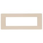 Placca Plana 7 moduli 14657.03 Beige
