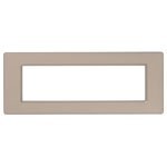 Placca Plana 7 moduli 14657.22 champagne opaco