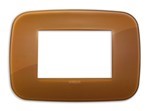 Vimar Arke placca round 19683.62 caramel 3 posti