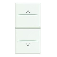 Commutatore doppio tasto Axolute bianco - HD4027 - 1-0-2