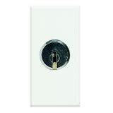 Deviatore Axolute bianco - HD4022C - 1P 16A a chiave