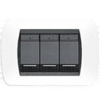 Placca Living International L4803PB Bticino