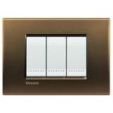 Placca Living Light bronzo LNA4803BZ  Bticino Quadra