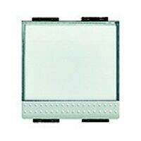 Pulsante 1P NO + targa portanome illuminabile Living Light Bticino LN4040